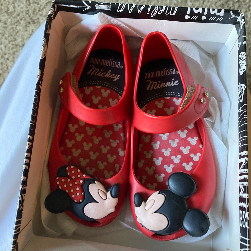 Mini Melissa Mickey & Minnie Shoes